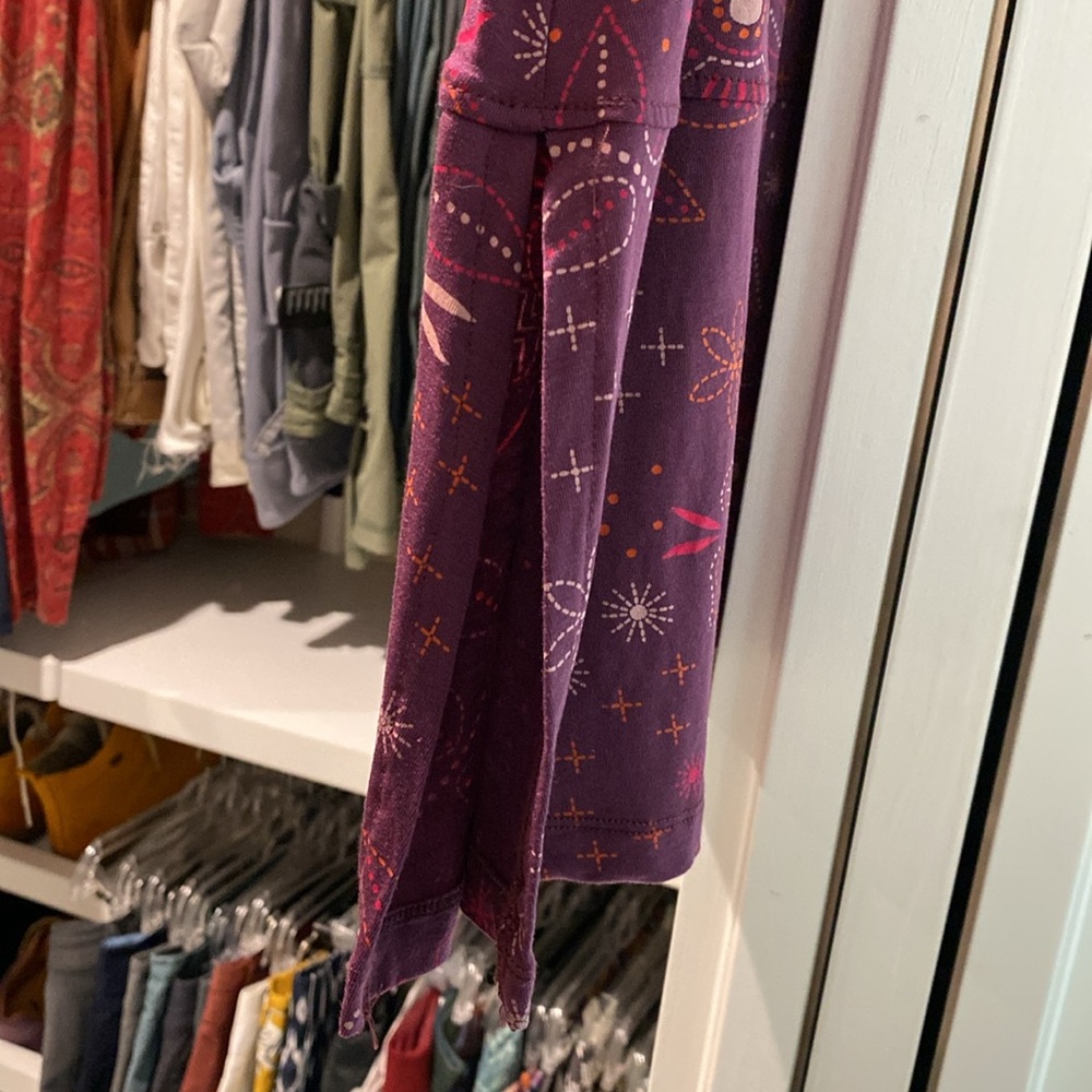 Gudrun Sjöden Purple Floral Top - Picture 2 of 8